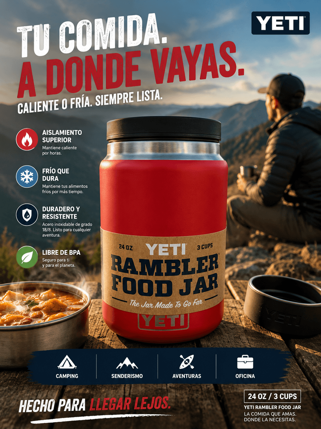 Termo para Alimentos YETI 24 oz (3 Tazas)