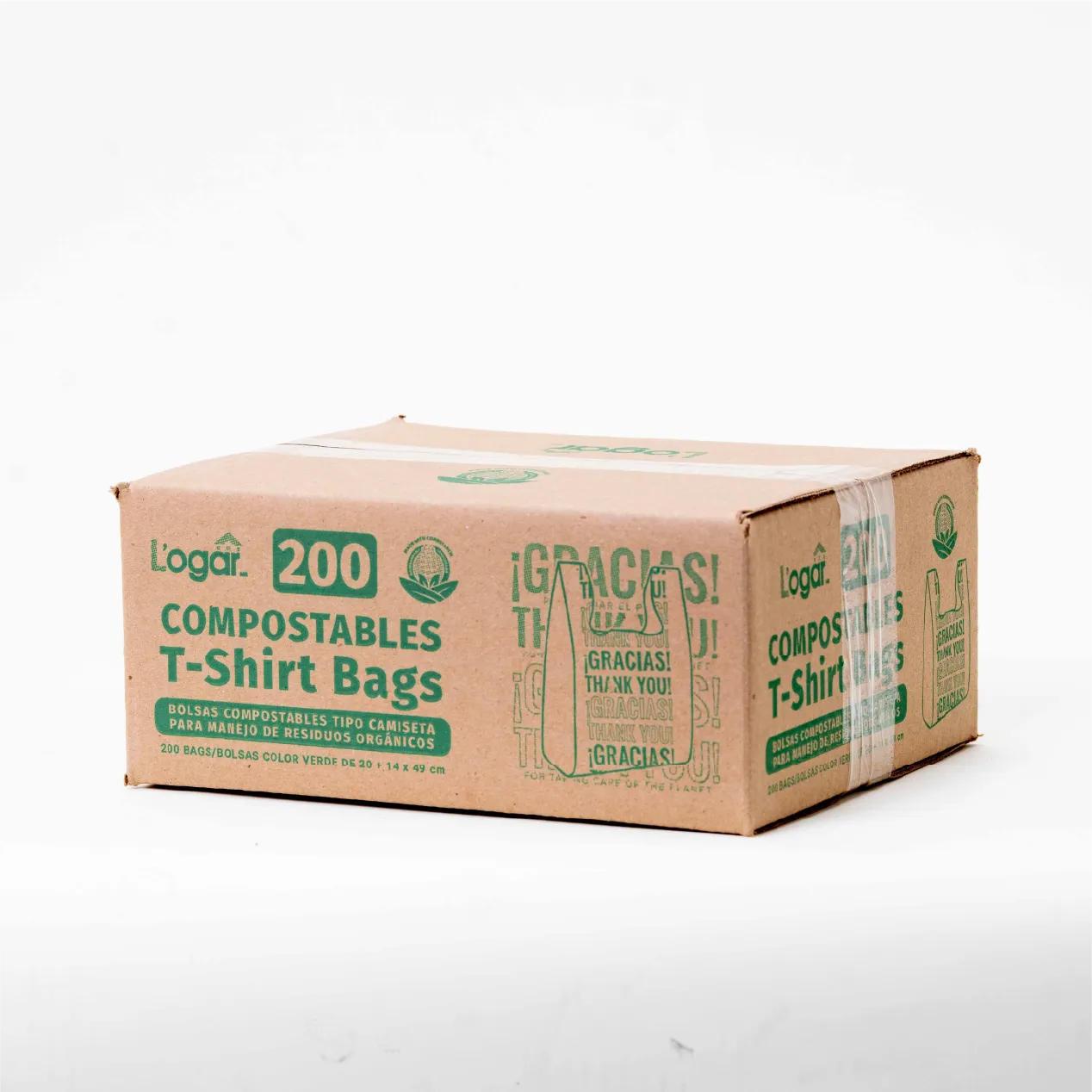 BOLSAS COMPOSTABLES 200 PZAS LOGAR