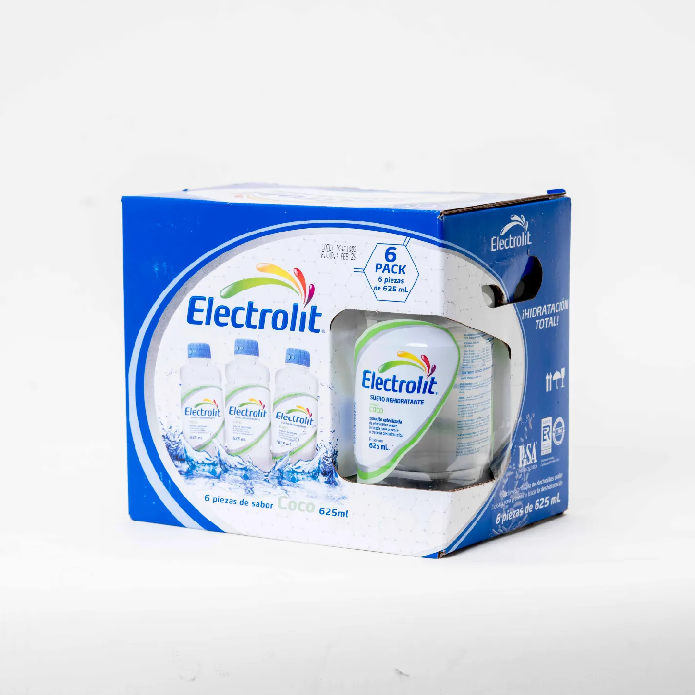 COCO 625 ML 6PK ELECTROLIT