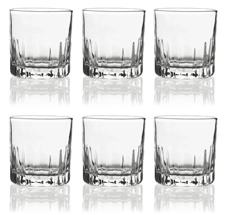 Juego de Vasos de Cristal 313 ml 6 Piezas Crisa