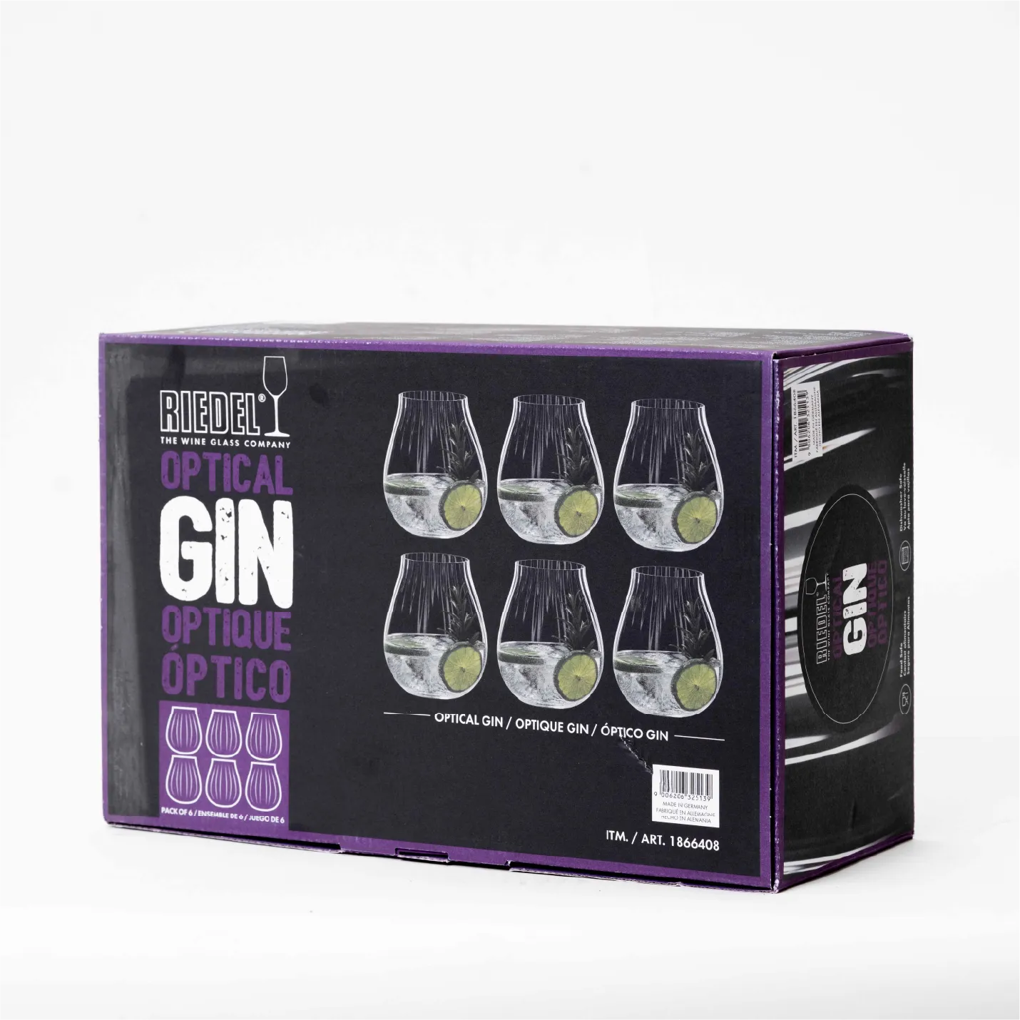 JUEGO DE 6 VASOS DE CRISTAL 770ML 6 PZ RIEDEL - GIN ÓPTICO