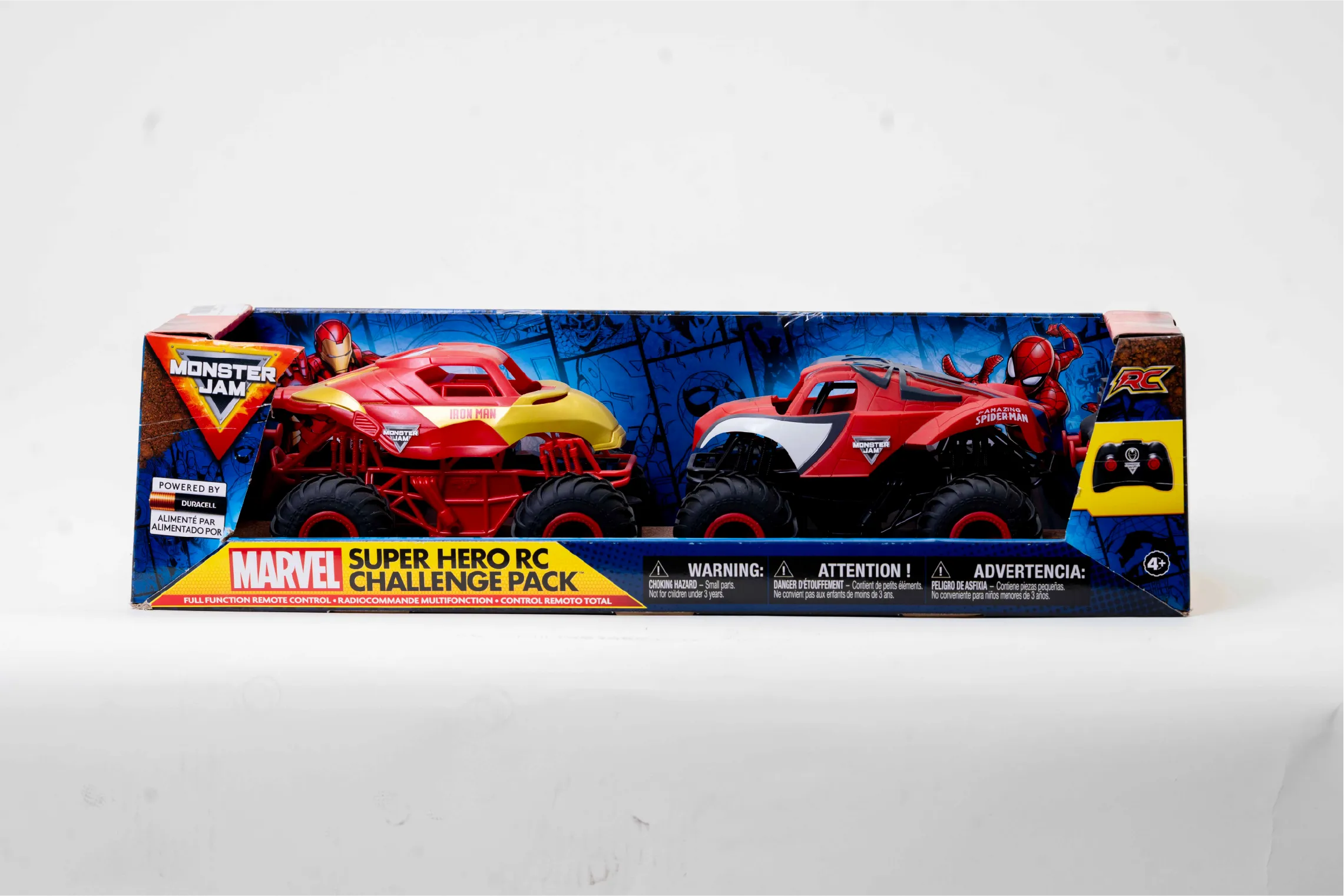MARVEL SUPERHEROE RC JUEGO DE 2 PZAS MONSTER JAM
