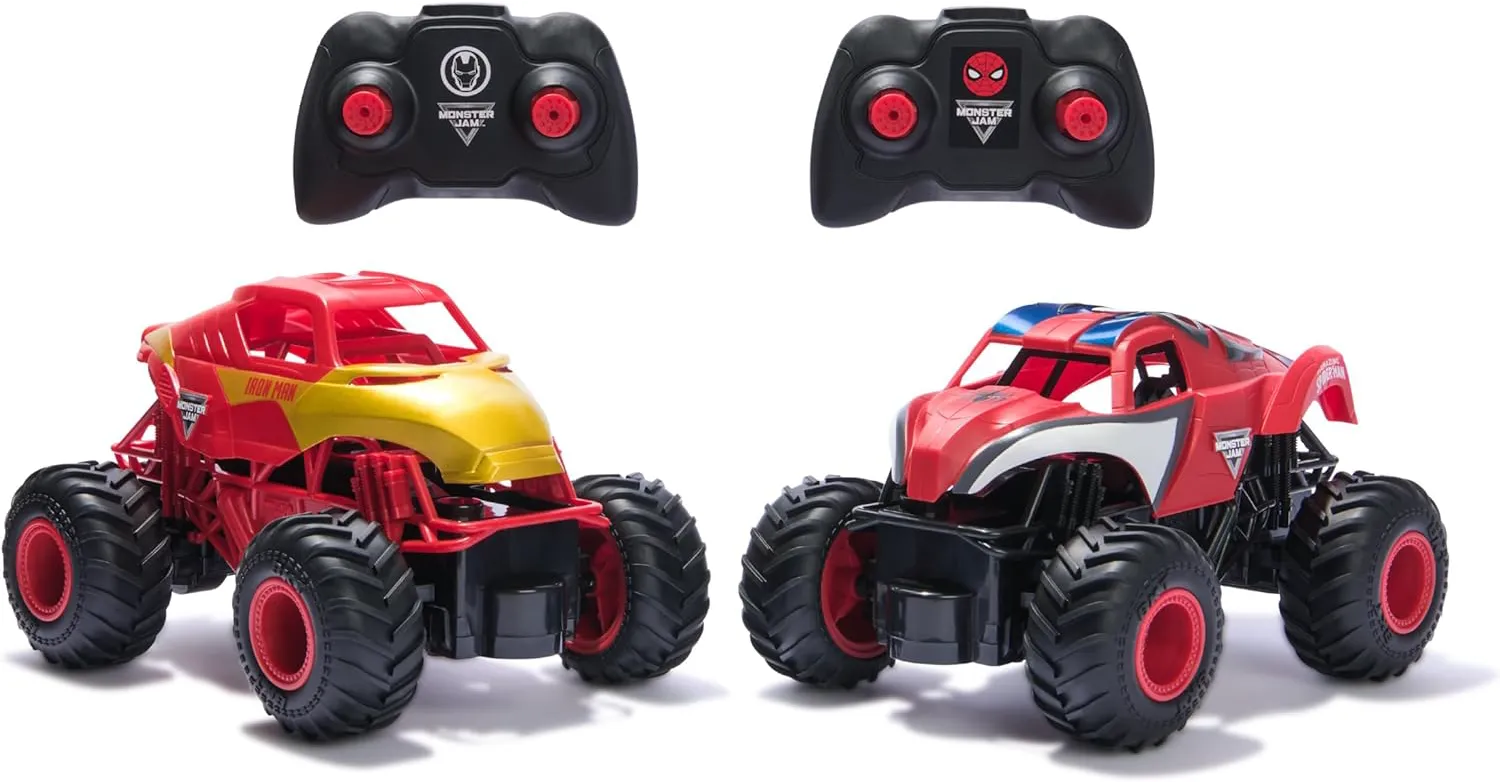 MARVEL SUPERHEROE RC JUEGO DE 2 PZAS MONSTER JAM