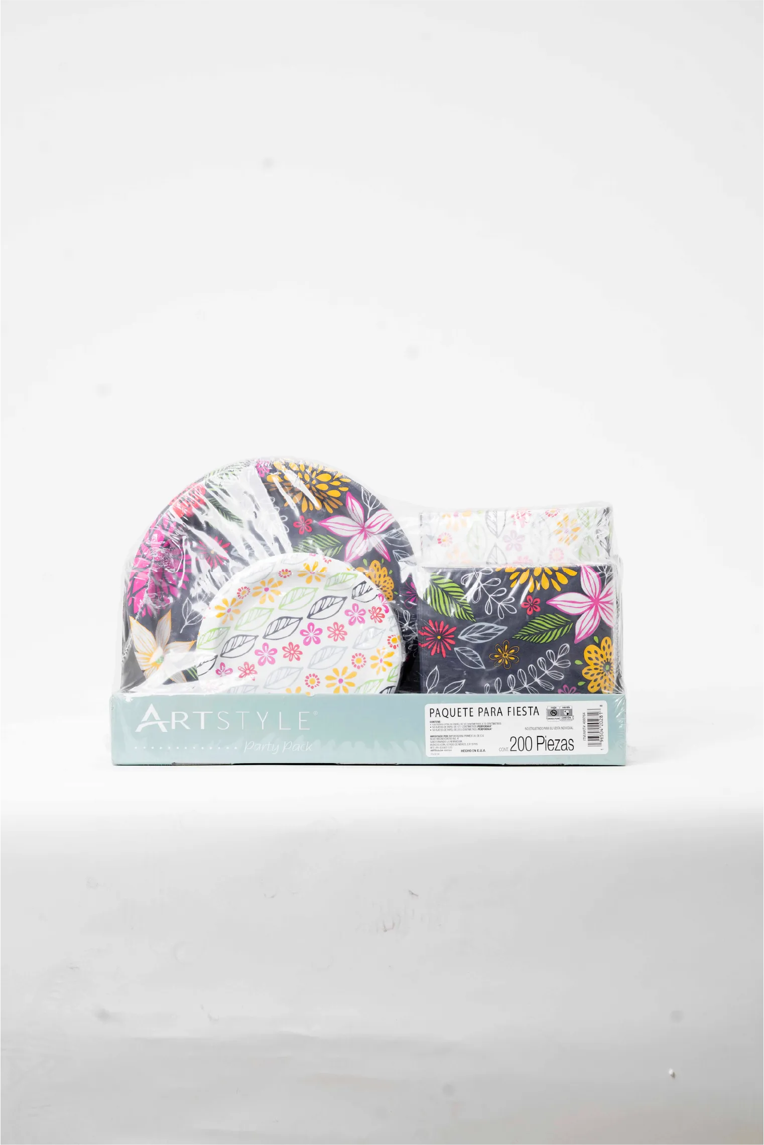 PAQUETE PARA FIESTA 200 PIEZAS ARTSTYLE