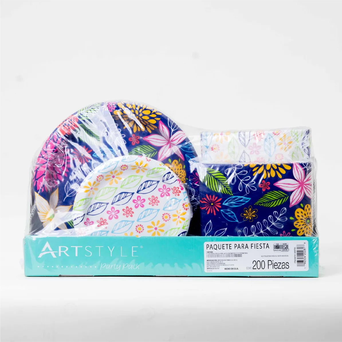 PAQUETE PARA FIESTA 200 PIEZAS ARTSTYLE