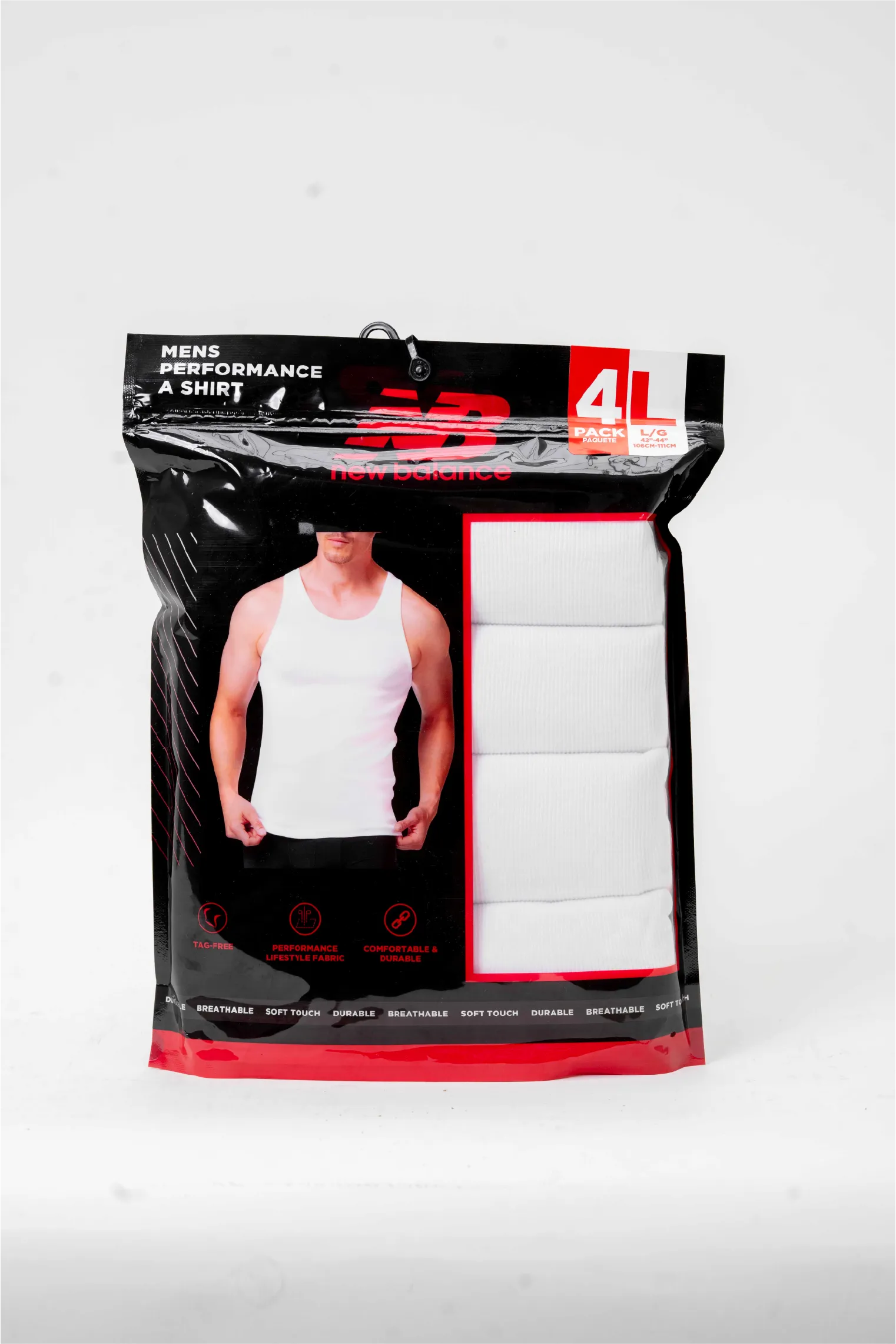 PLAYERA NEW BALANCE PERFORMANCE 4 PZS