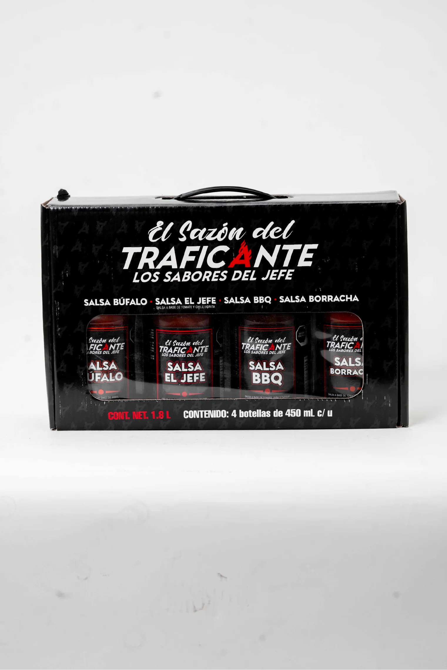 SALSAS PICANTES 4/450 ML EL TRAFICANTE