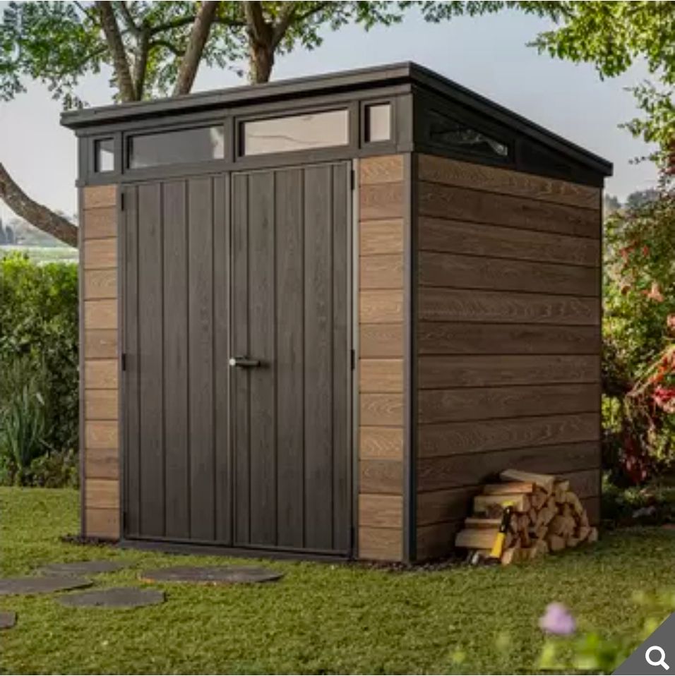 Cobertizo Keter 2.1 x 2.1 m color café