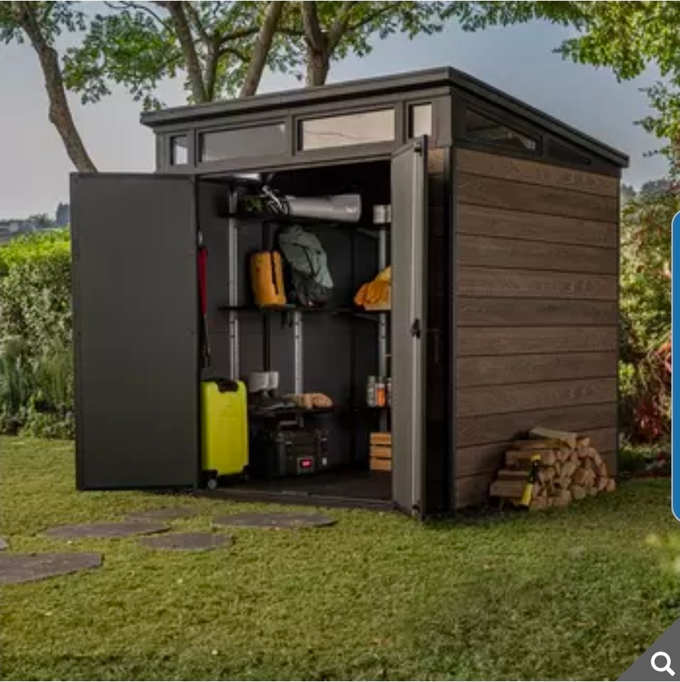 Cobertizo Keter 2.1 x 2.1 m color café