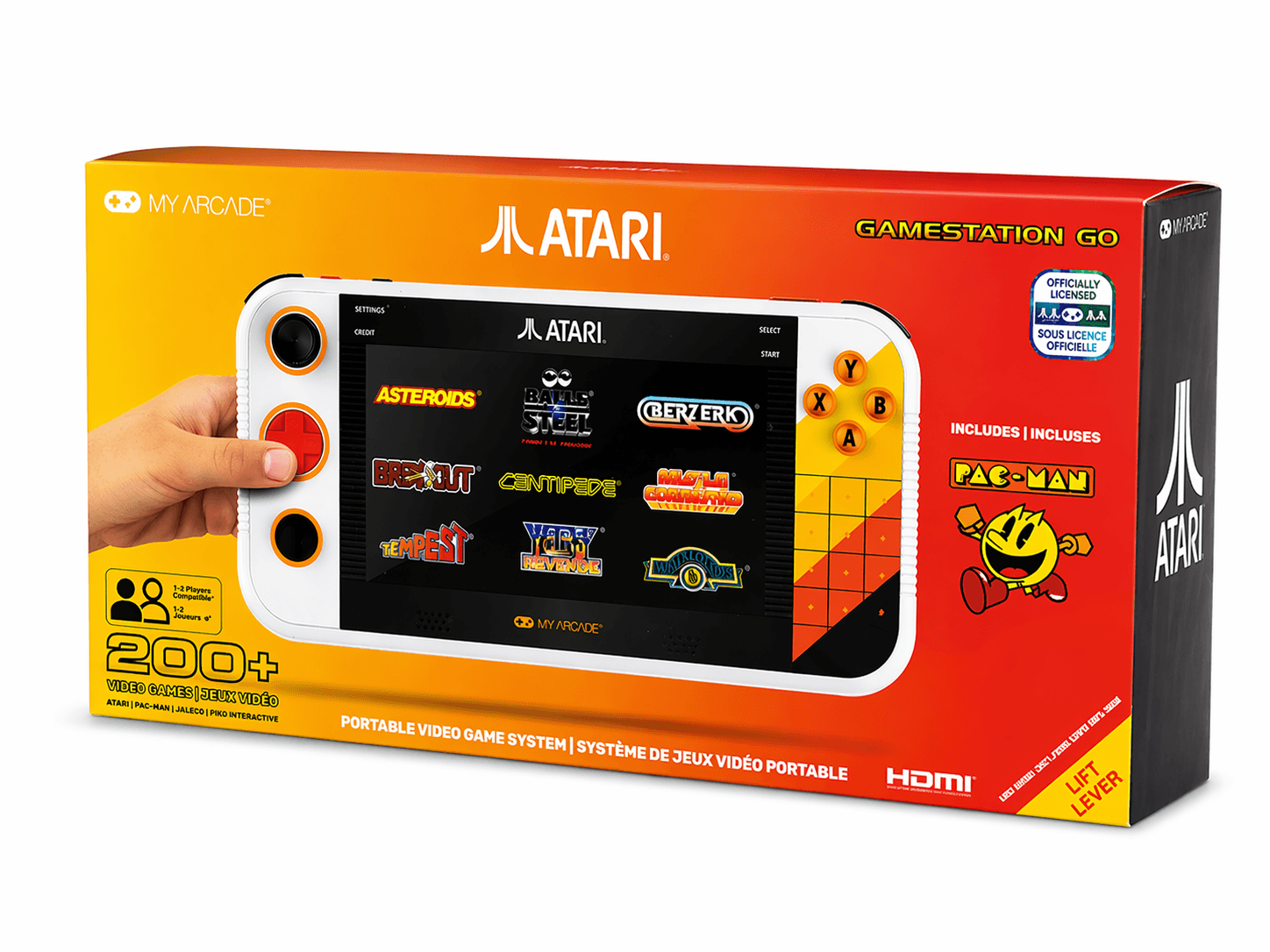 Consola portátil My Arcade Atari Gamestation Go