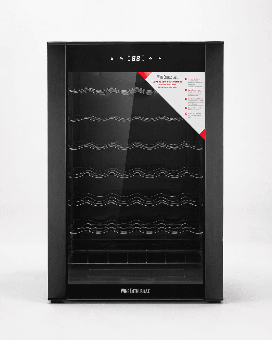 Cava de vinos Wine Enthusiast para 36 botellas